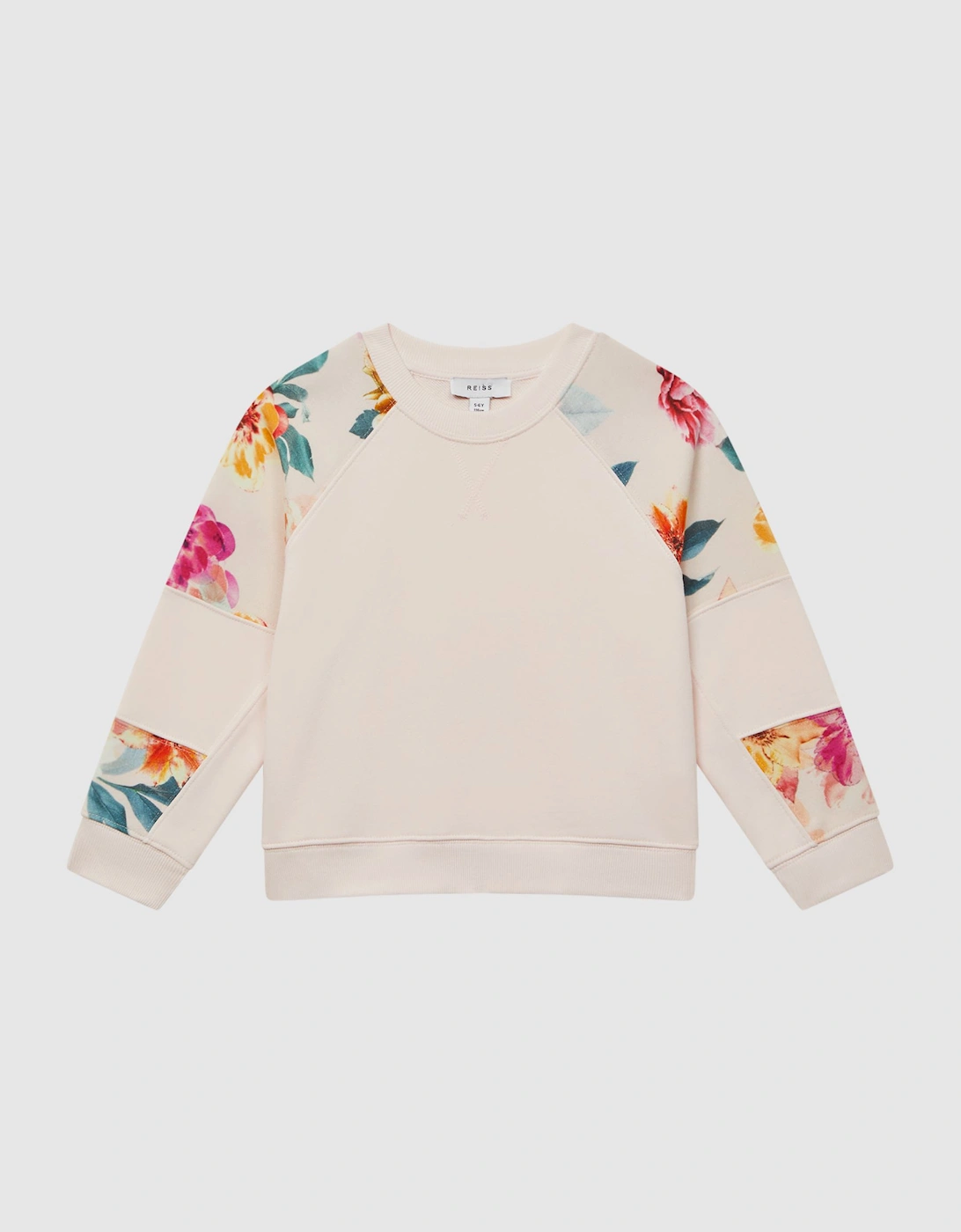 Floral Print Cotton Jersey Sweatshirt, 2 of 1
