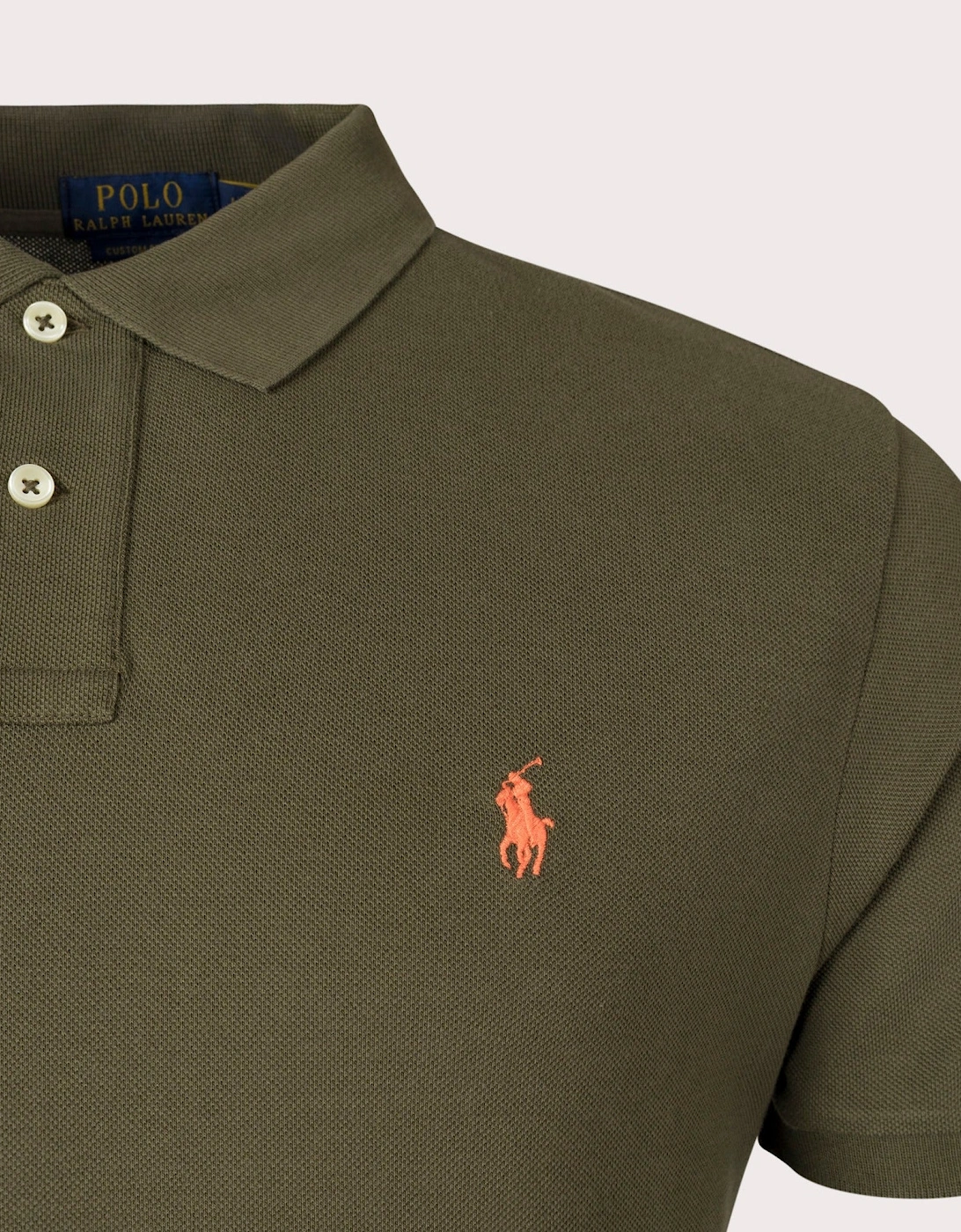 Custom Slim Fit Mesh Polo Shirt