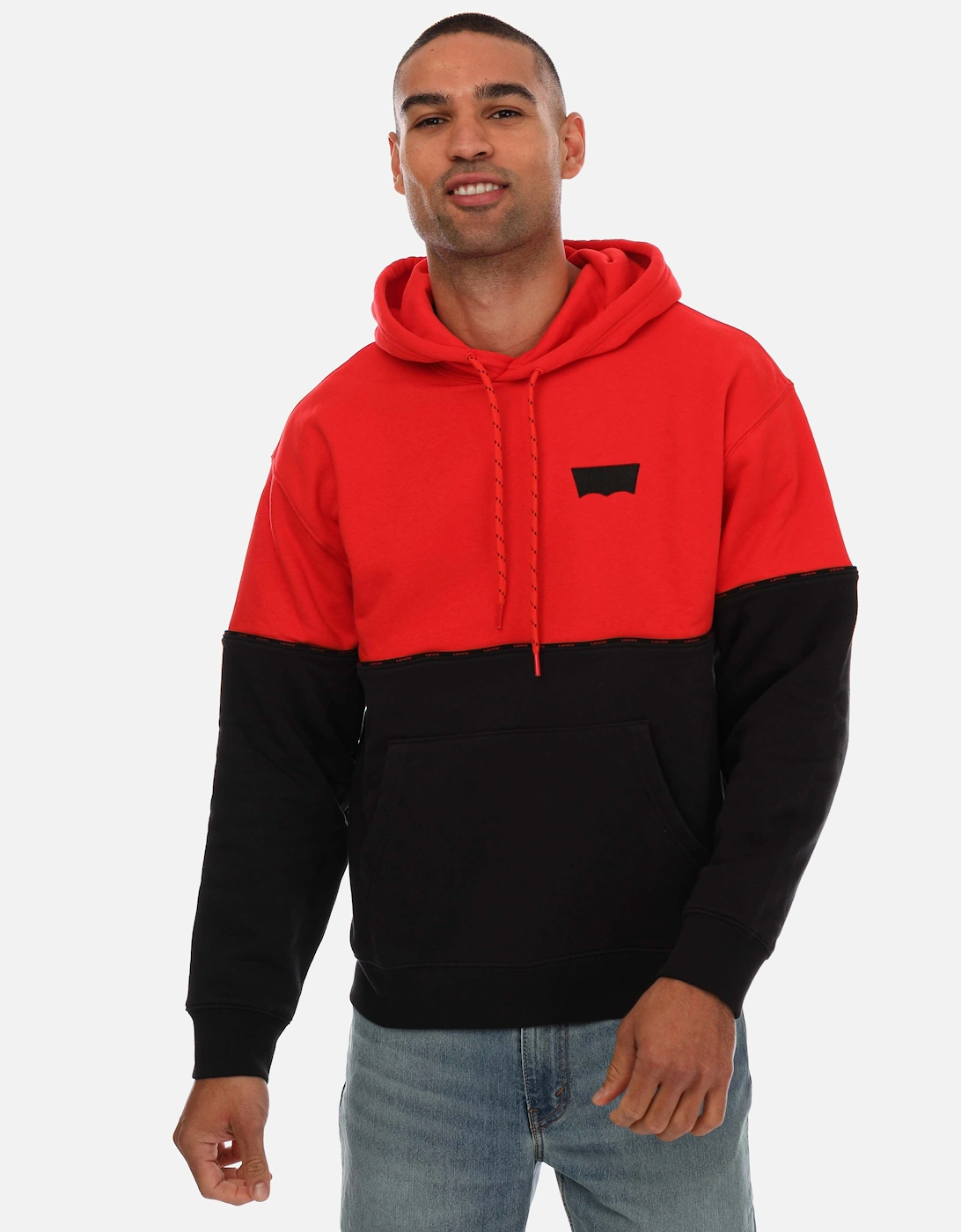 Mens Graphic Piping Hoody, 5 of 4