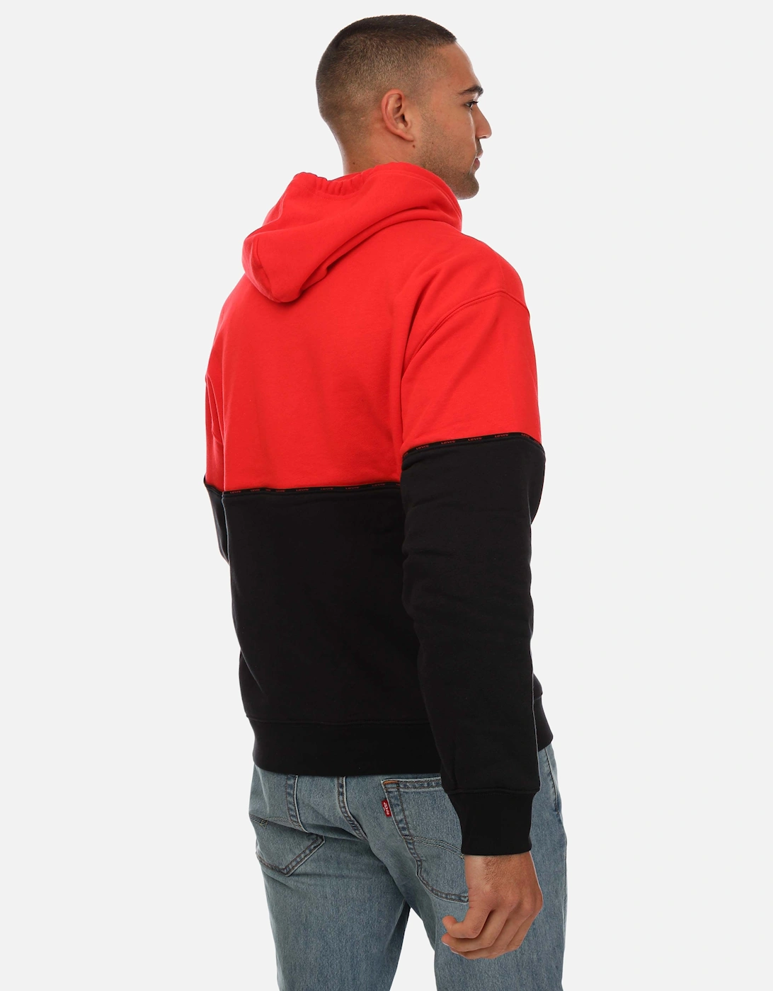 Mens Graphic Piping Hoody