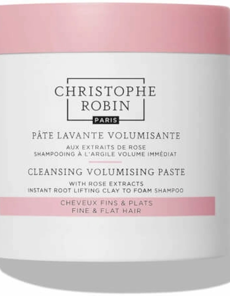 Cleansing Volumising Paste with Pure Rassoul Clay and Rose 250ml - Christophe Robin