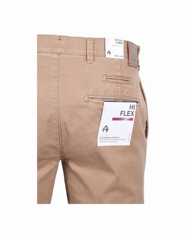 Fabio Hi Flex Casual Chino Sand