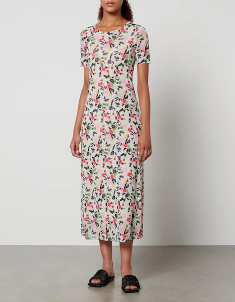 Jolea Floral-Print Crepe Dress