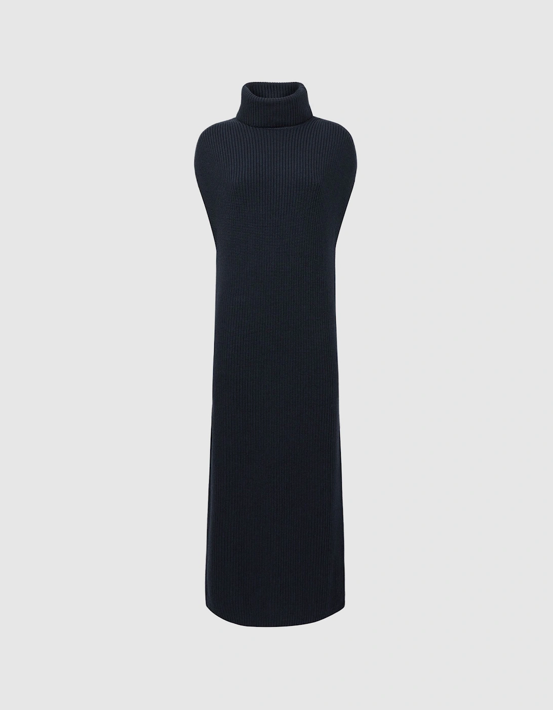 Florere Knitted Roll Neck Midi Dress, 2 of 1
