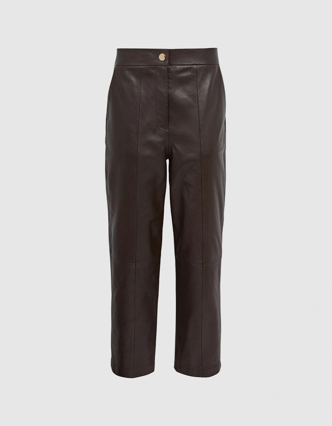 Florere Tapered Leather Trousers, 2 of 1