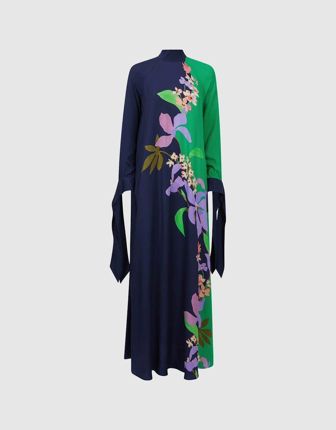 Florere Floral Tie Cuff Maxi Dress, 2 of 1