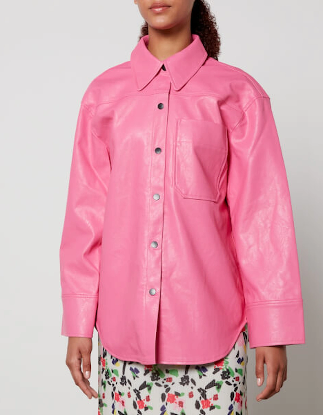 Bahina Faux Leather Shirt, 2 of 1