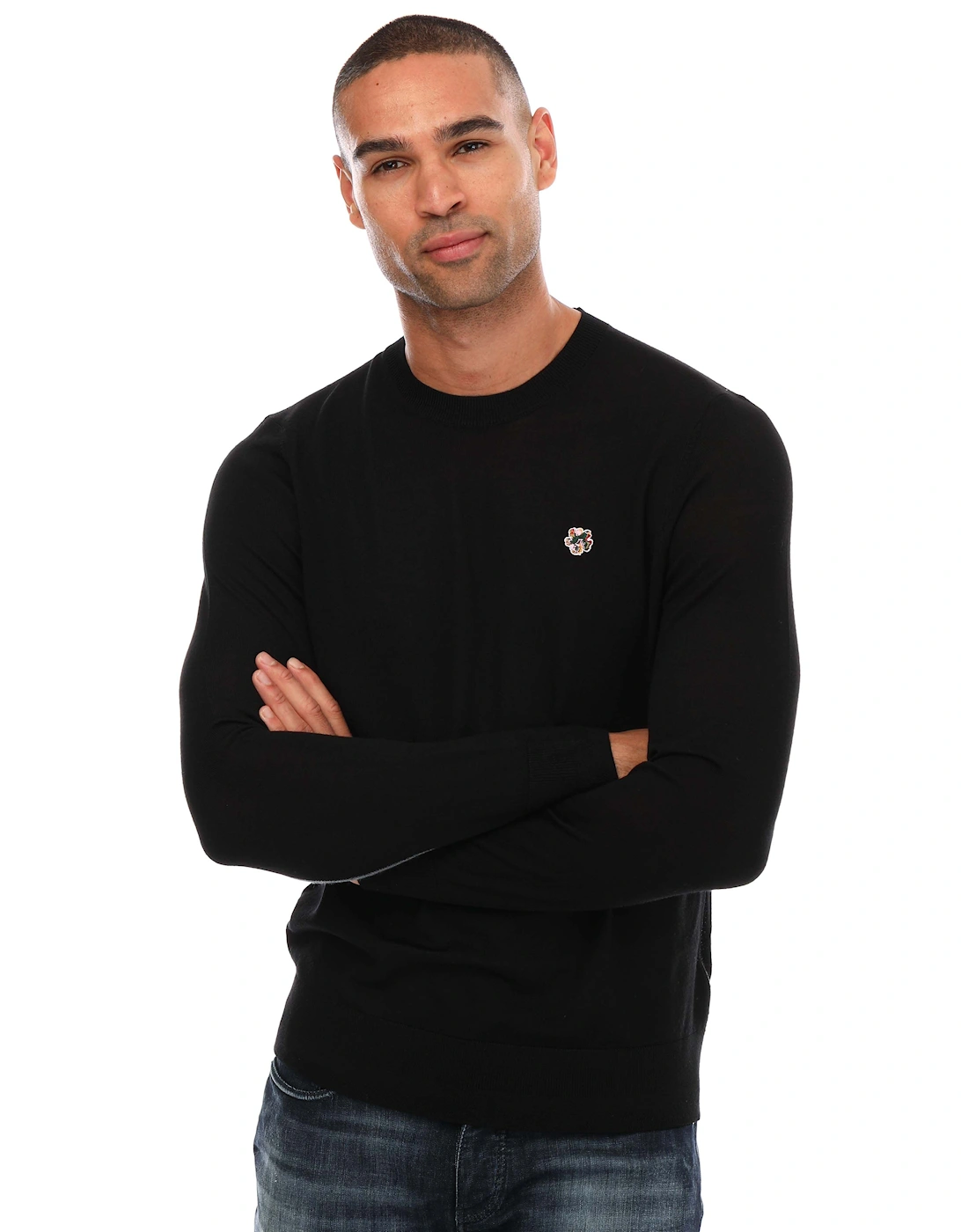 Mens Cardiff Core Knit Jumper, 5 of 4