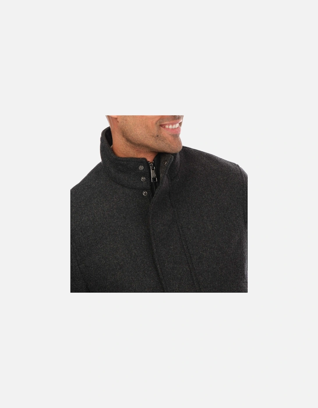Mens Icomb Wool Funnel Neck