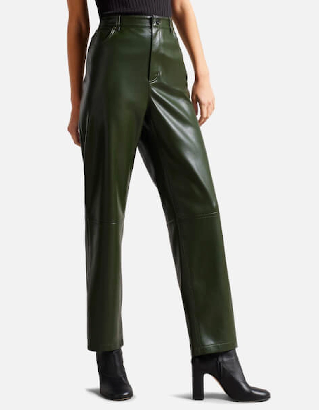 Plaider Faux Leather Trousers, 3 of 2