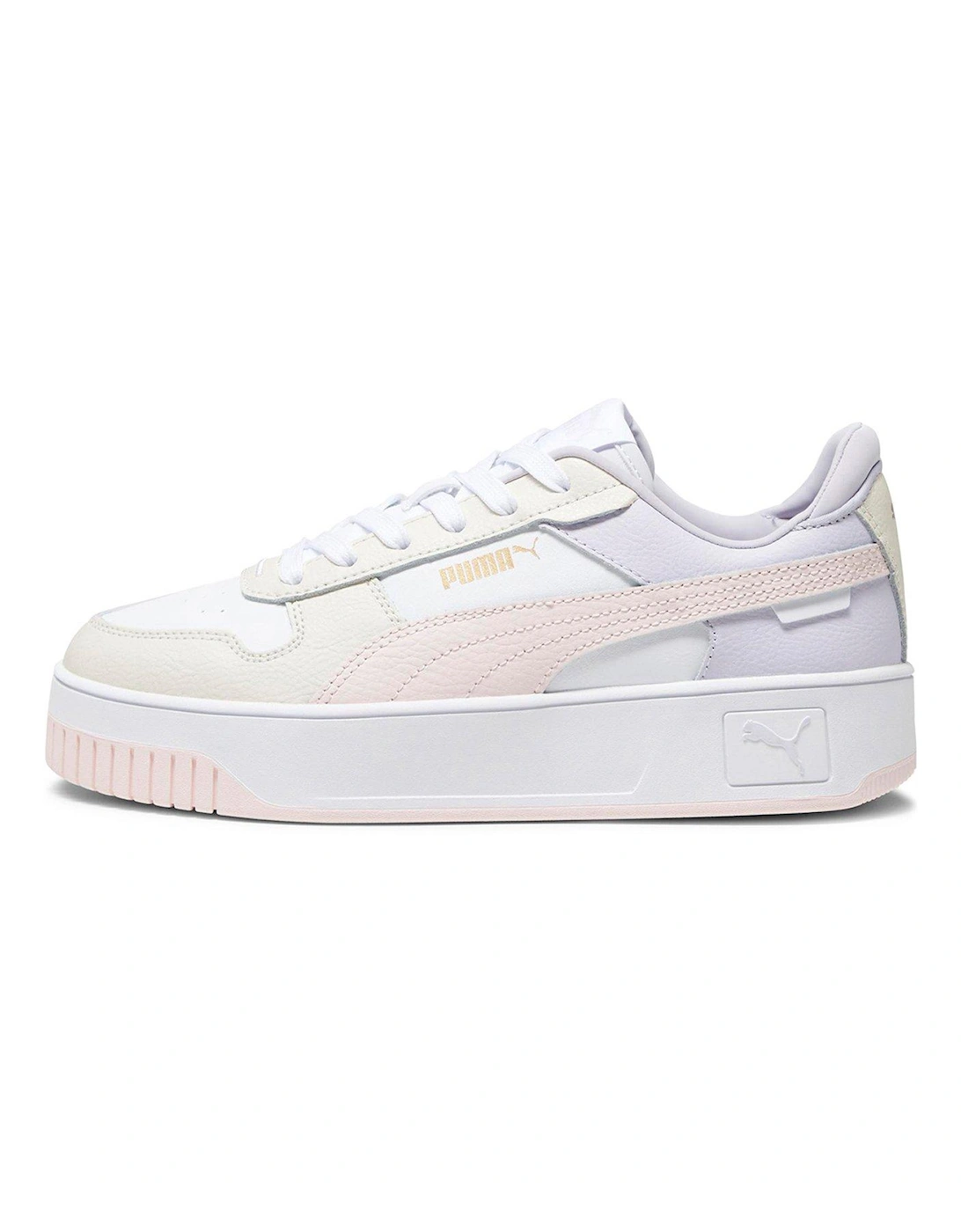 Carina Street Trainers - White/Pink, 7 of 6