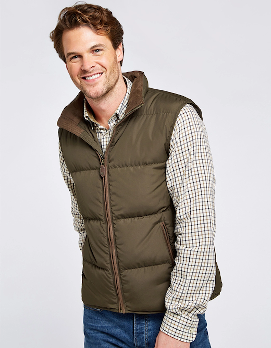 Men's Graystown Gilet Olive, 5 of 4