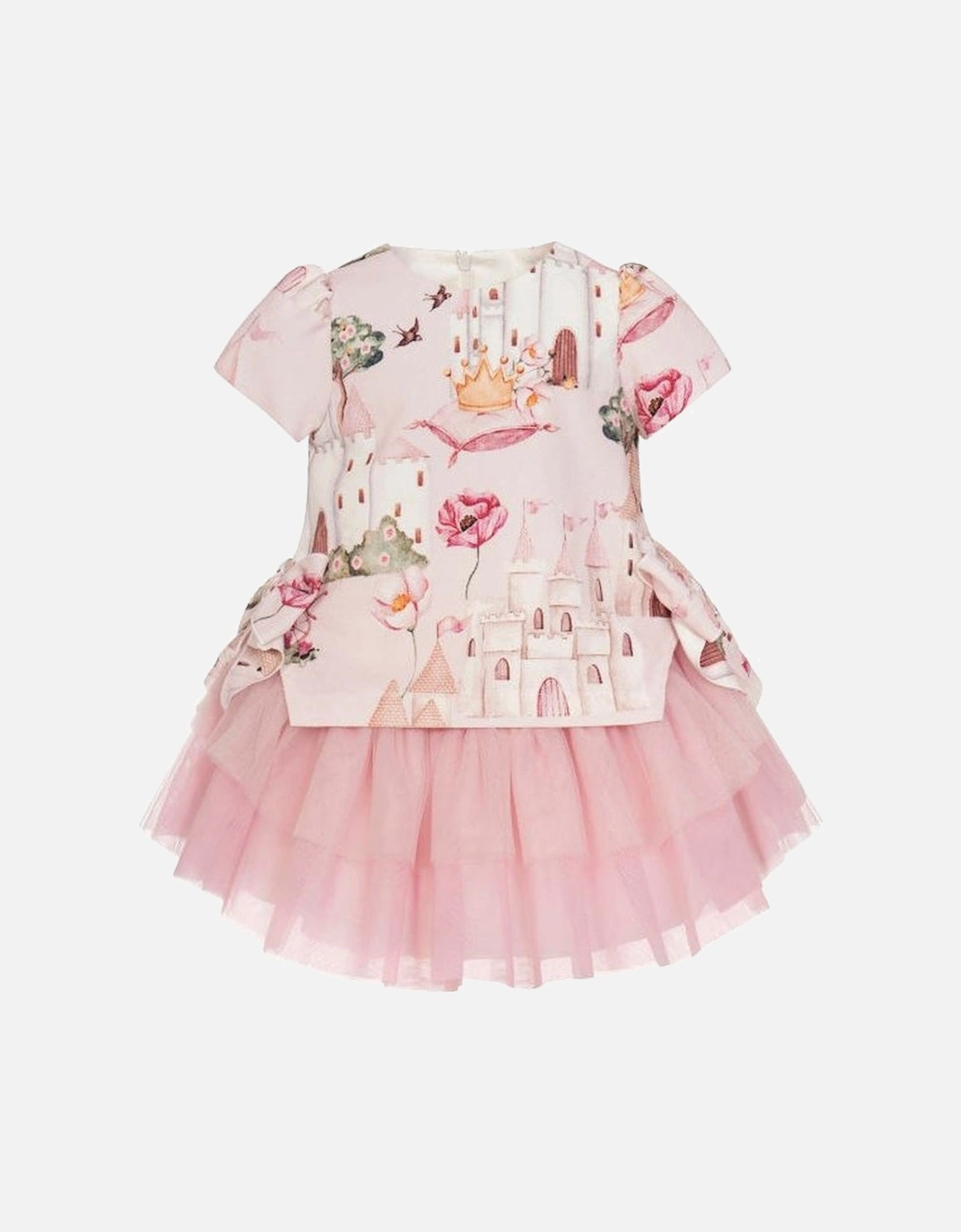 Girls Tulle Fairy Castle Dress, 2 of 1