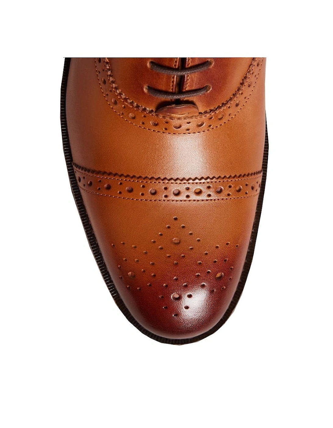 Men's Tan Arnie Leather Brouge Shoes