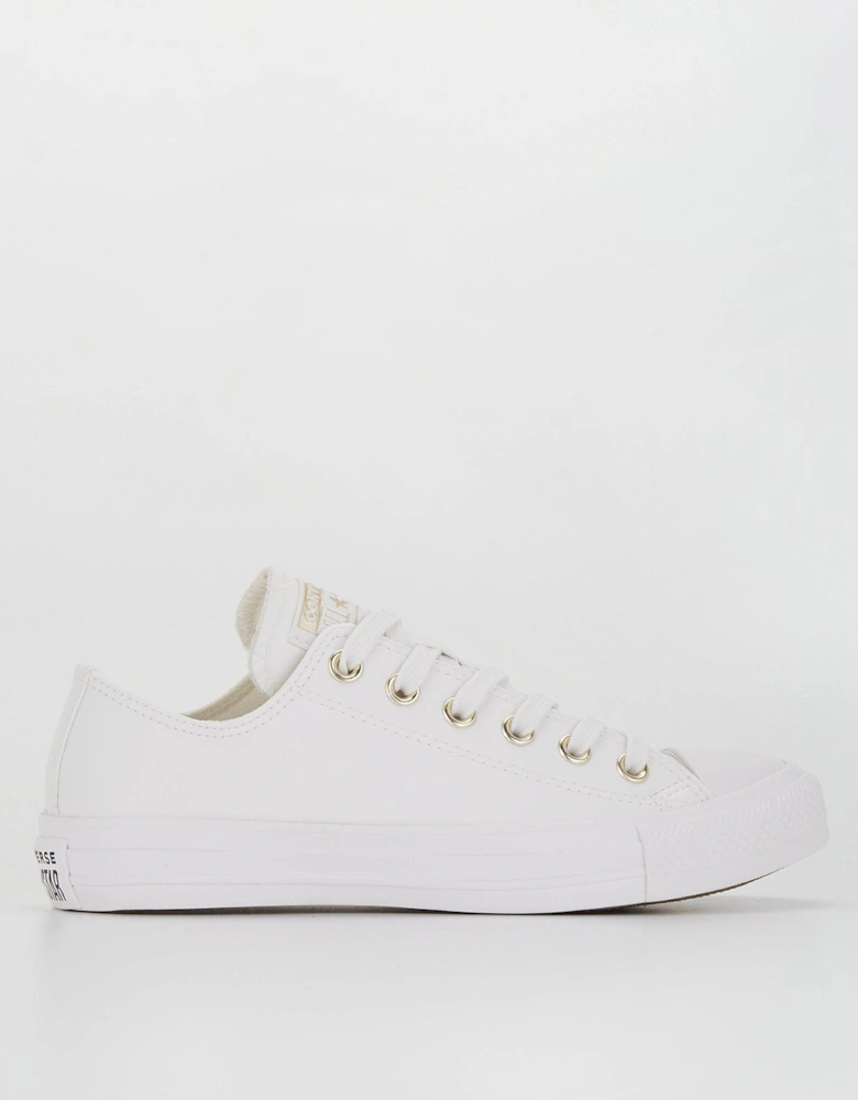 Womens Ox Trainers - White