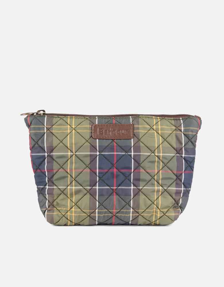 Quilted Multicoloured Twill Wash Bag