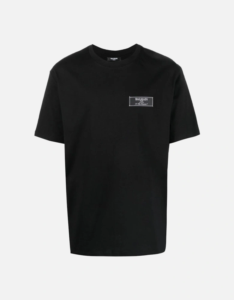 Pierre Label T-shirt Black