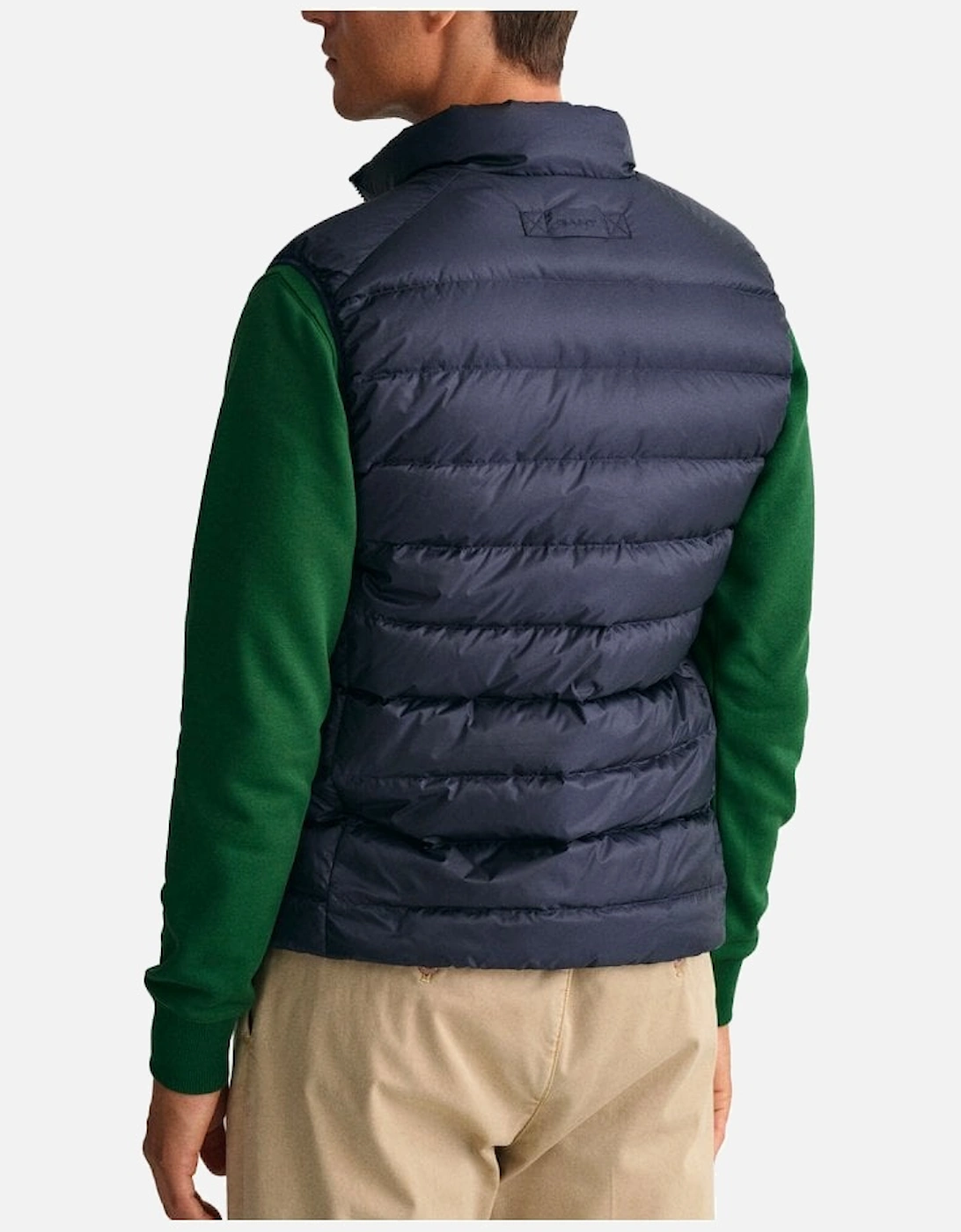 Light Down Gilet Evening Blue