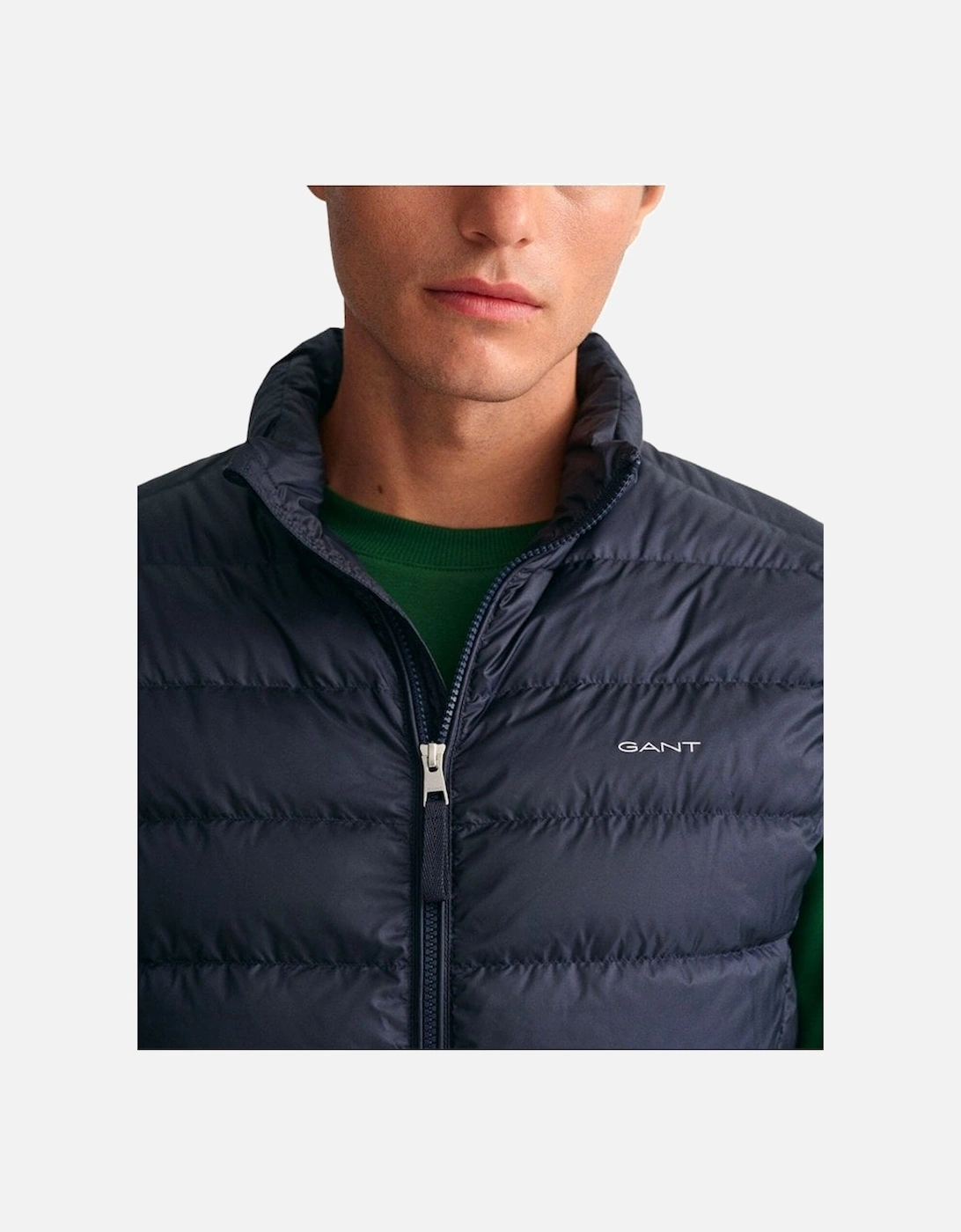 Light Down Gilet Evening Blue