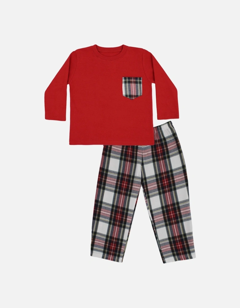 Red Tartan Cotton Pyjamas