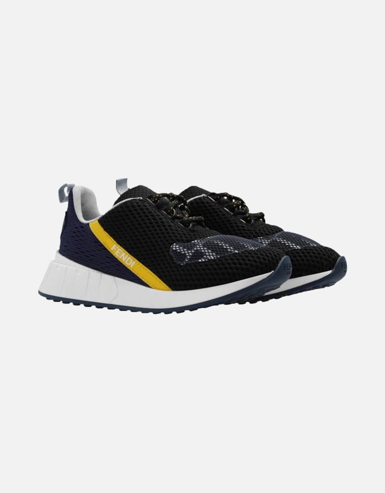 Boys Sneakers Logo Navy Blue