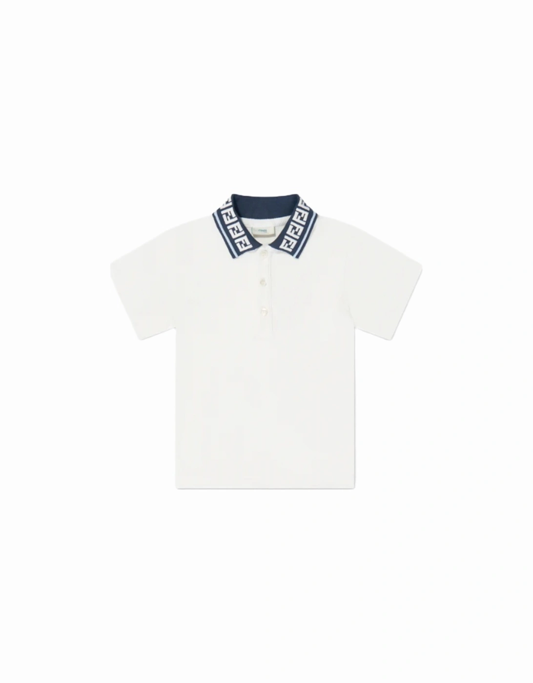Baby Boys FF Collar Polo White, 3 of 2