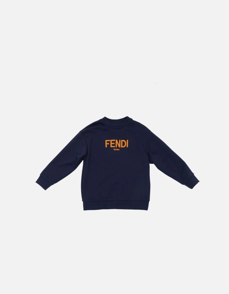 Boys Logo Sweatshirt Navy