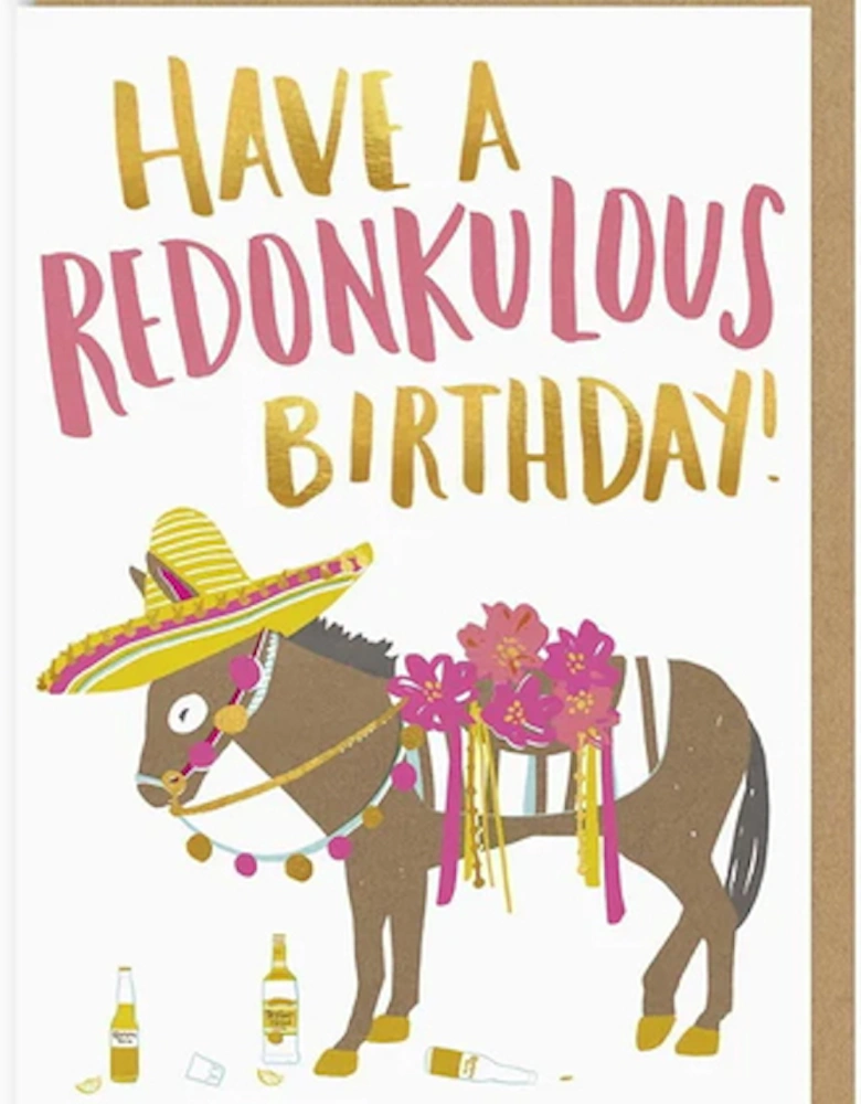 Redonkulous Birthday Greeting Card