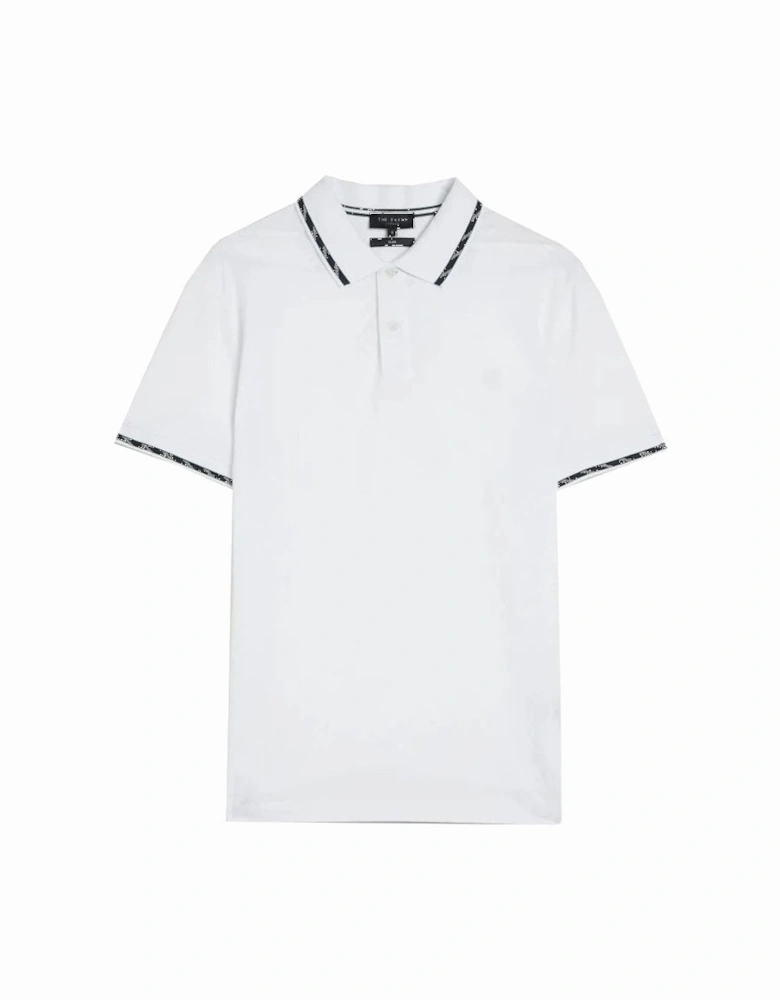 Men's White Colson Polo Shirt