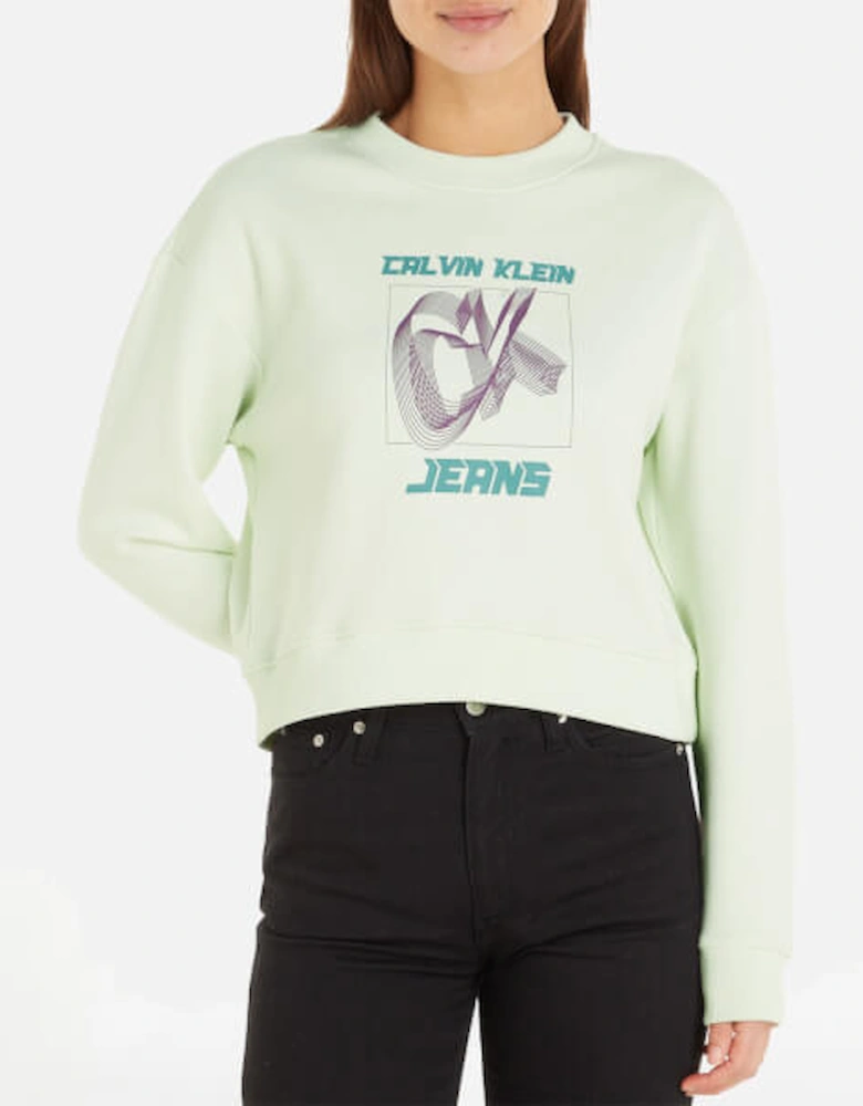 Jeans Hyper Real Ck Cotton-Blend Jersey Sweatshirt