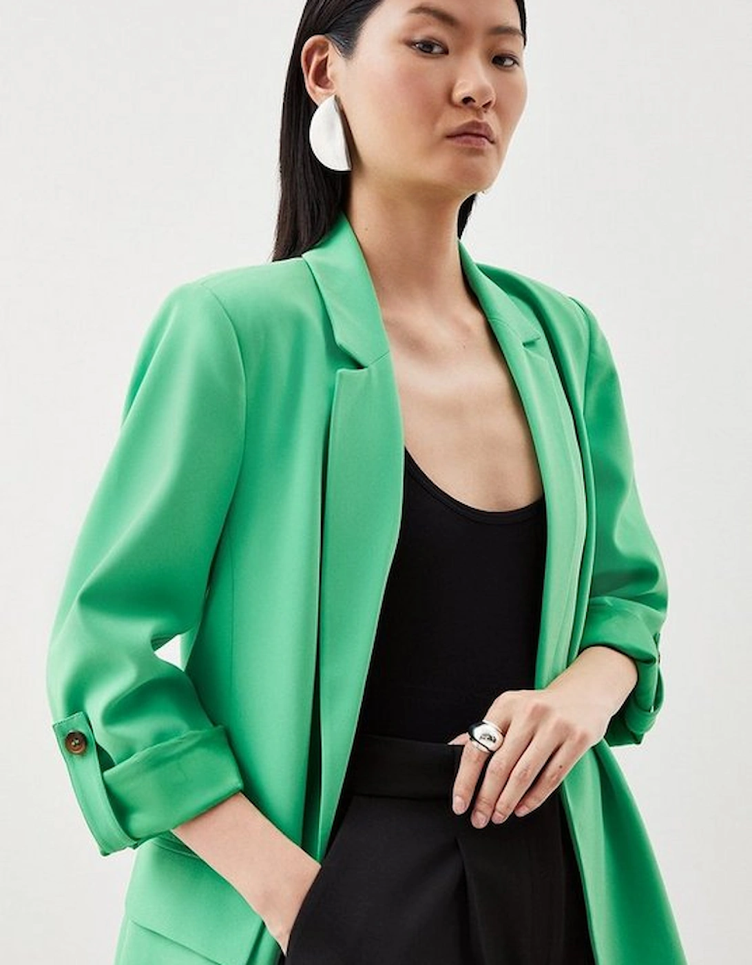 Soft Tailored Relaxed Blazer, 5 of 4