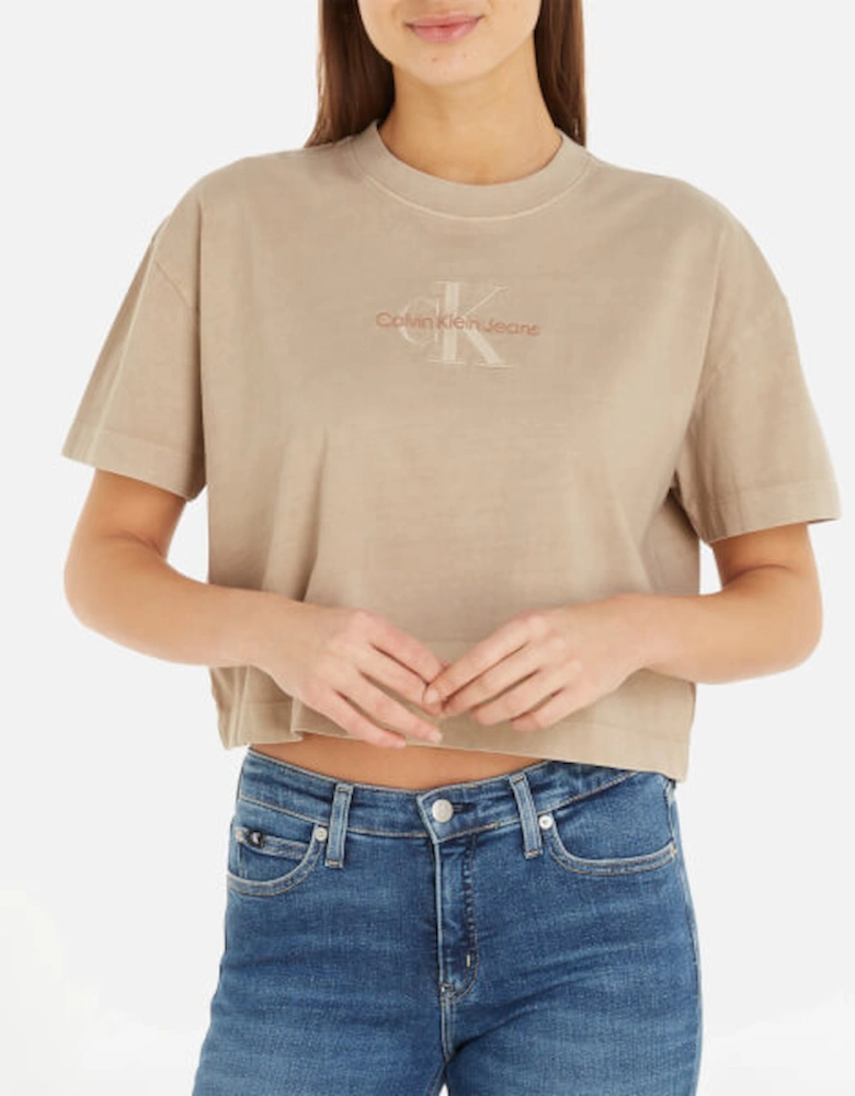 Jeans Monologo Cotton-Jersey T-Shirt