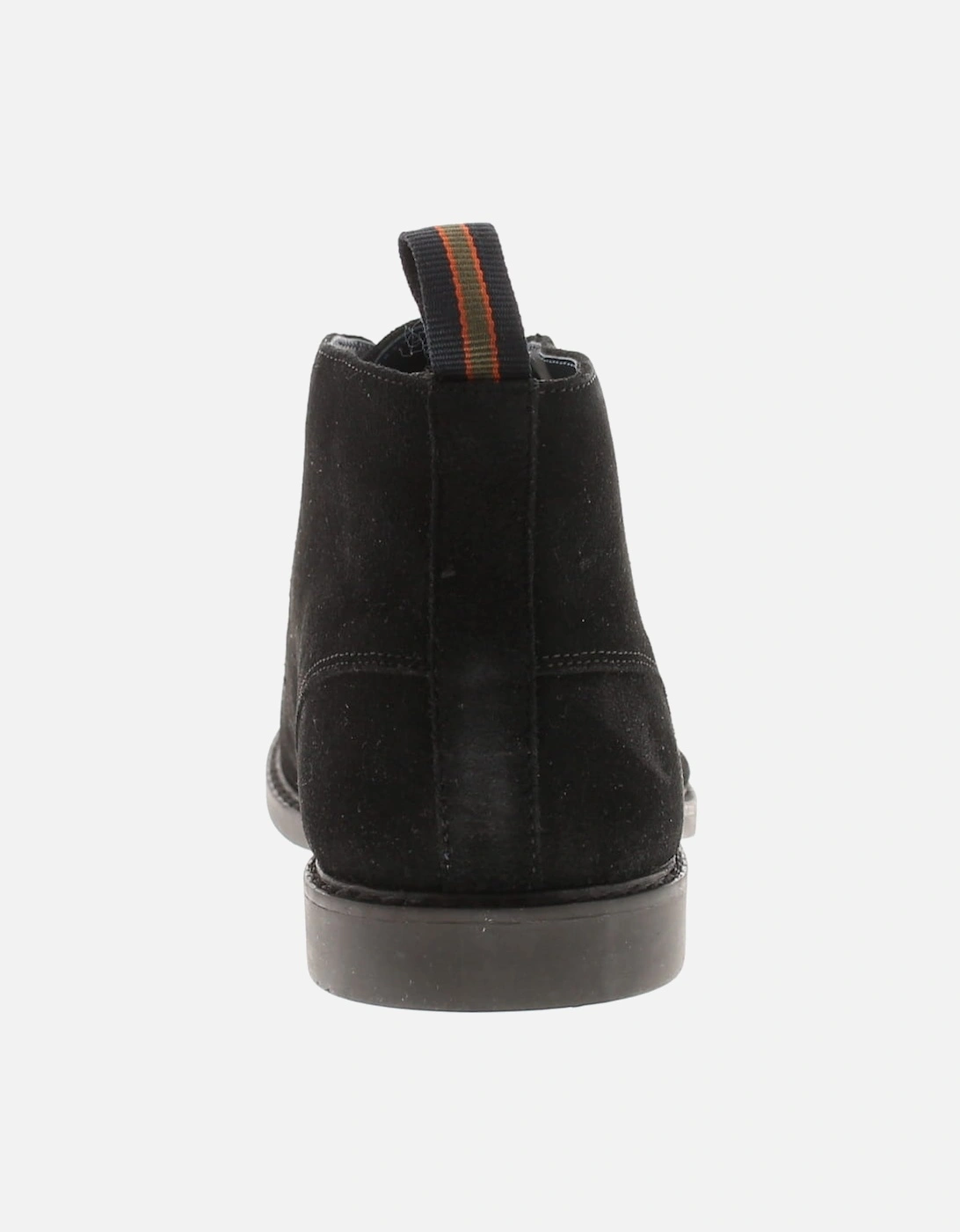 Mens Desert Boots Chukka Henry Suede Leather Memory Foam black UK Size