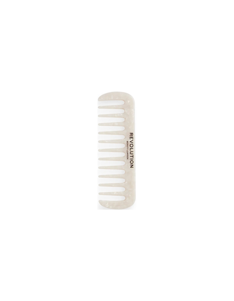 Haircare Natural Curl Wide Tooth Comb White