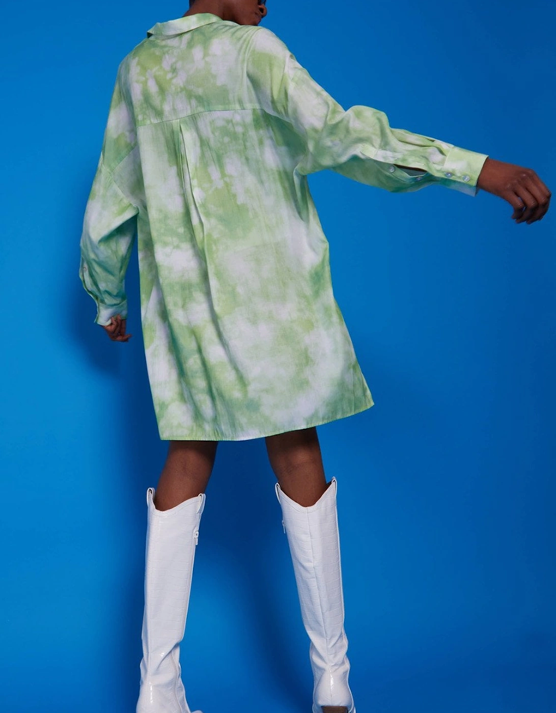 Love Herb Green Shirt Dress