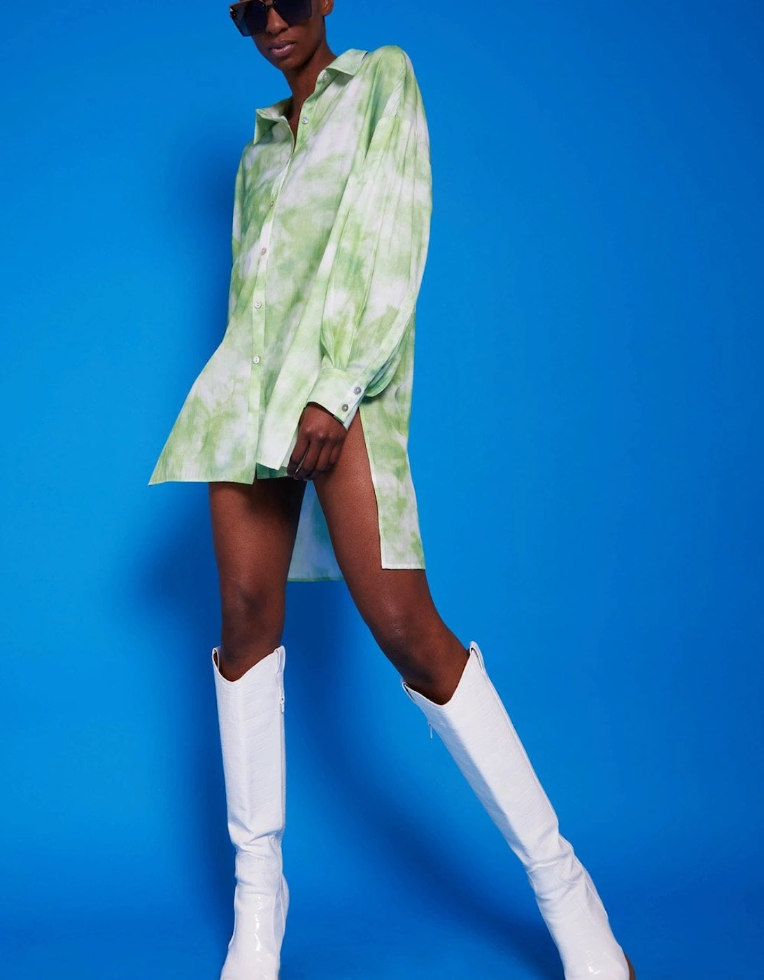 Love Herb Green Shirt Dress