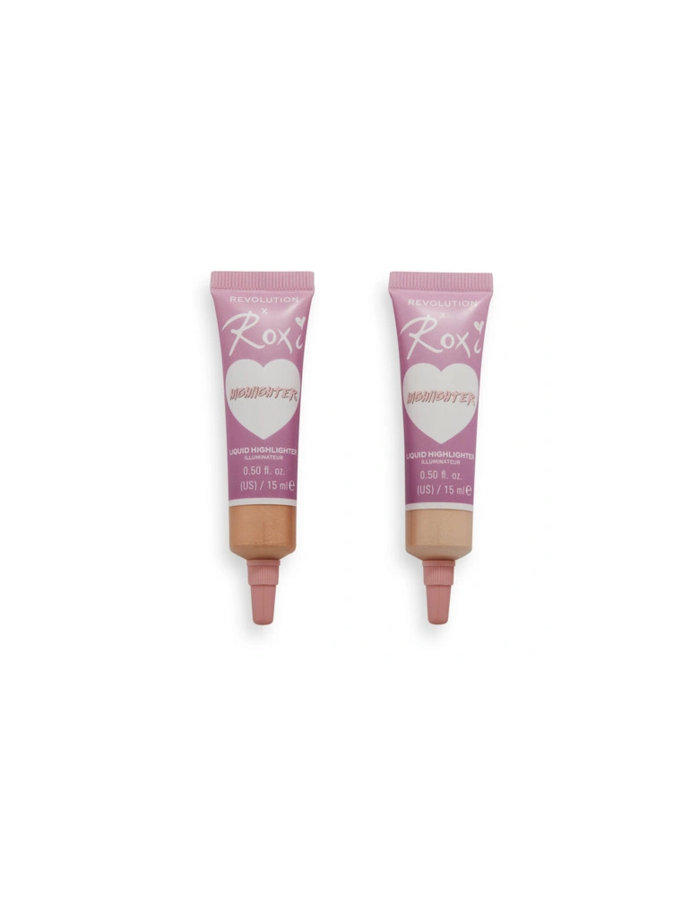 Makeup X Roxi Cherry Blossom Liquid Highlighter Duo