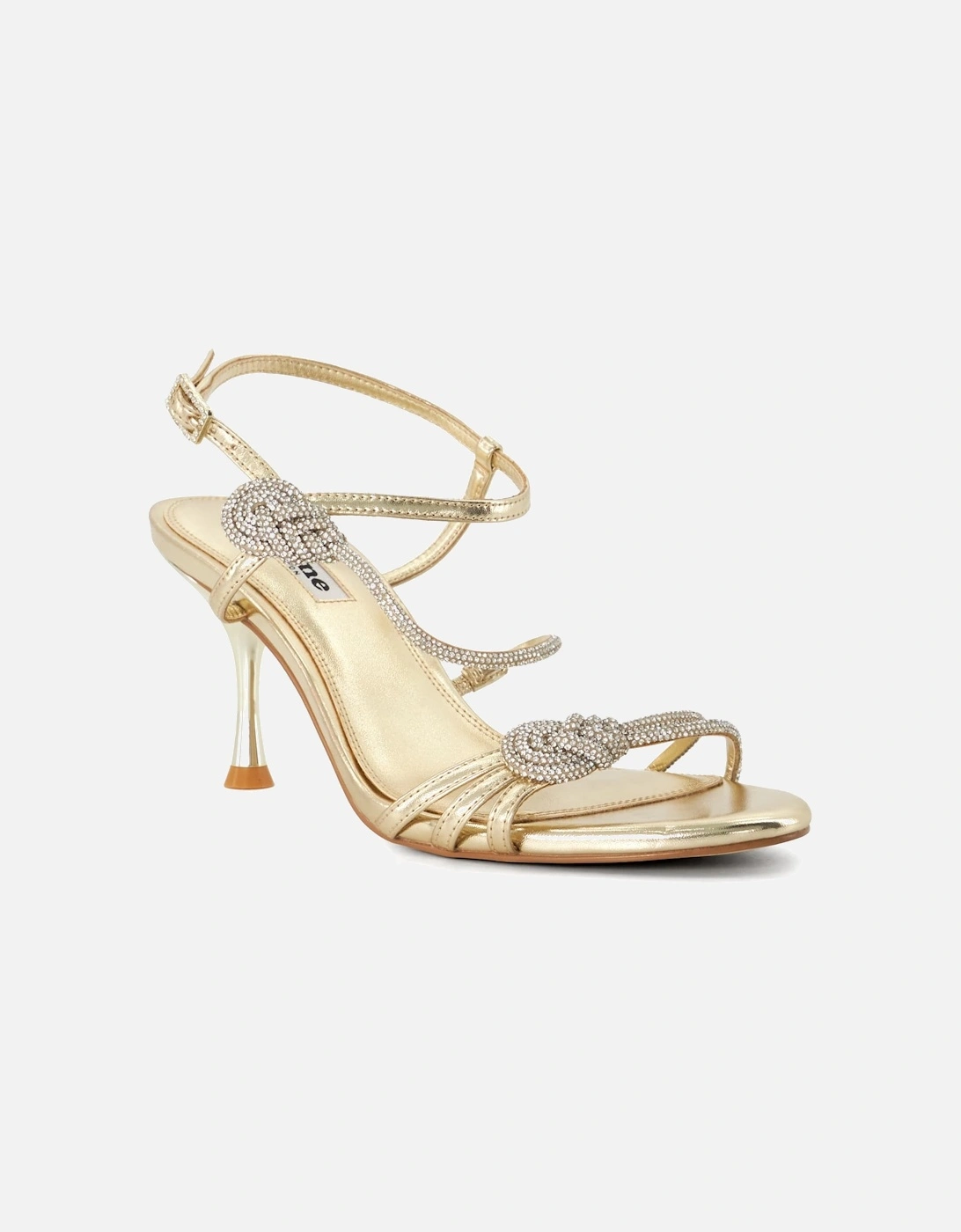Ladies Maritz - Diamante-Knot Heeled Sandals, 7 of 6