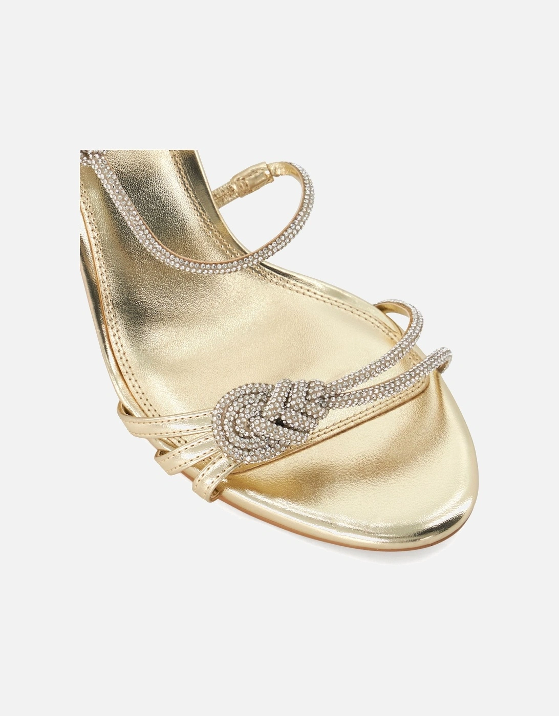 Dune Ladies Maritz - Diamante-Knot Heeled Sandals