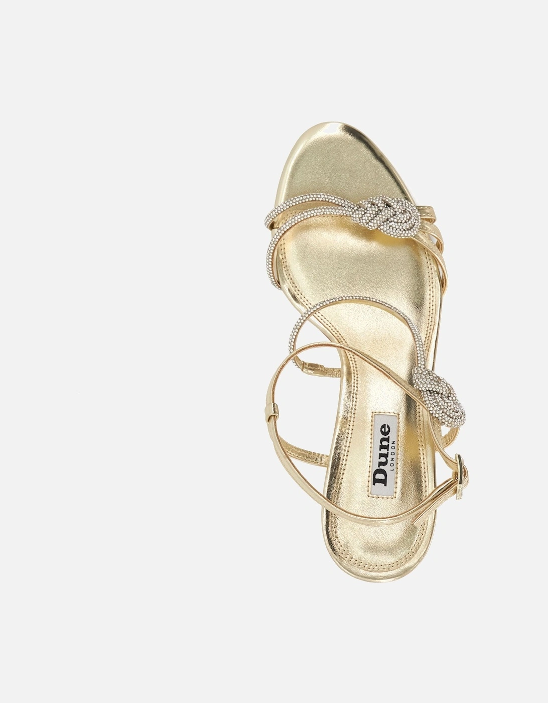 Dune Ladies Maritz - Diamante-Knot Heeled Sandals