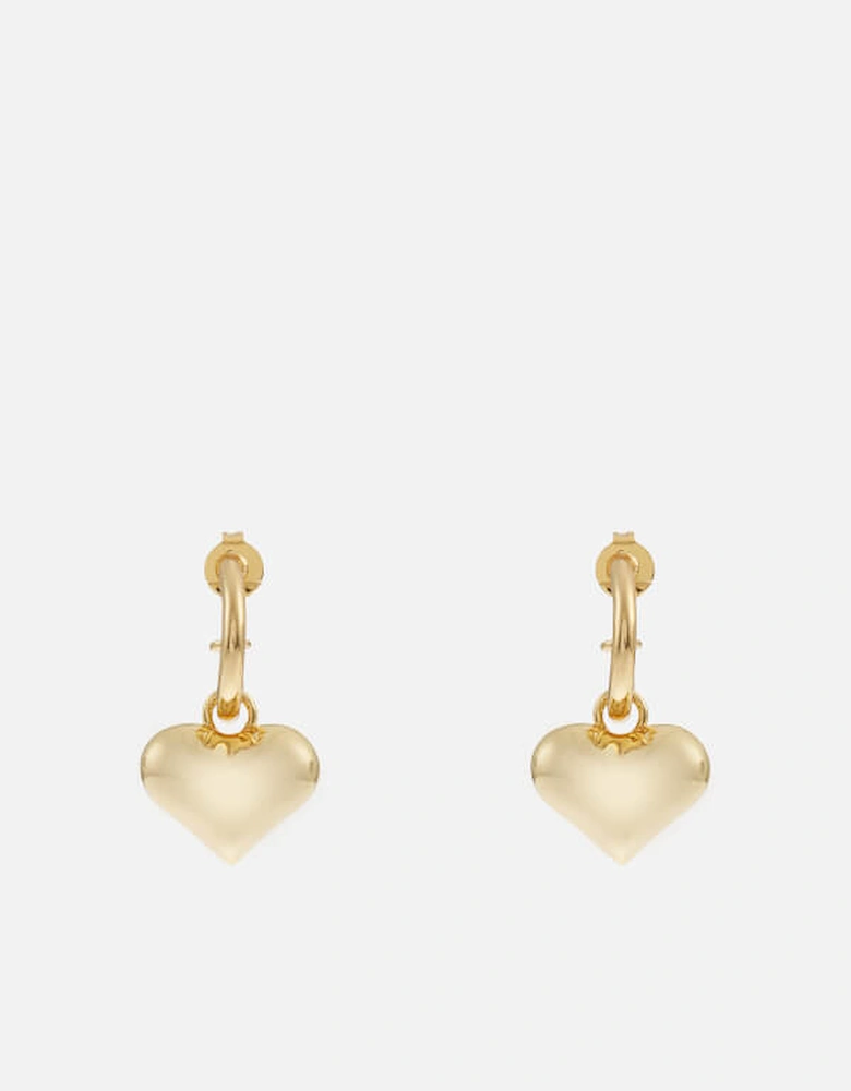 Golden Hearts Gold-Plated Earrings