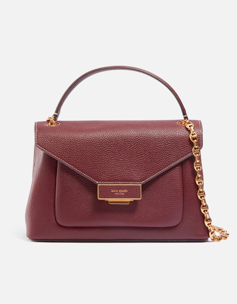 New York Gramercy Pebbled Leather Bag