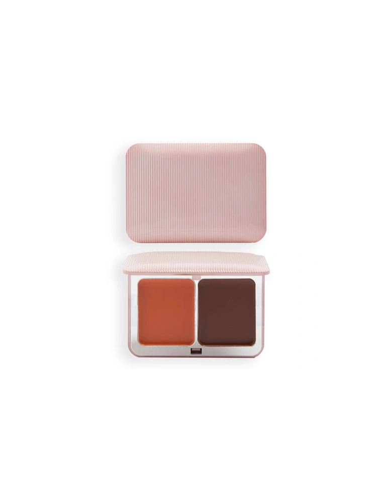 XX Glow Sculptor Cream Blush and Bronzer Rise and Fall Coral