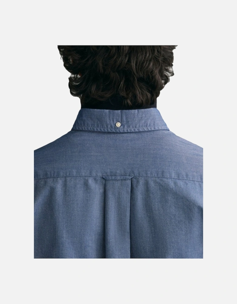 Mens Regular Fit Oxford Shirt Persian Blue