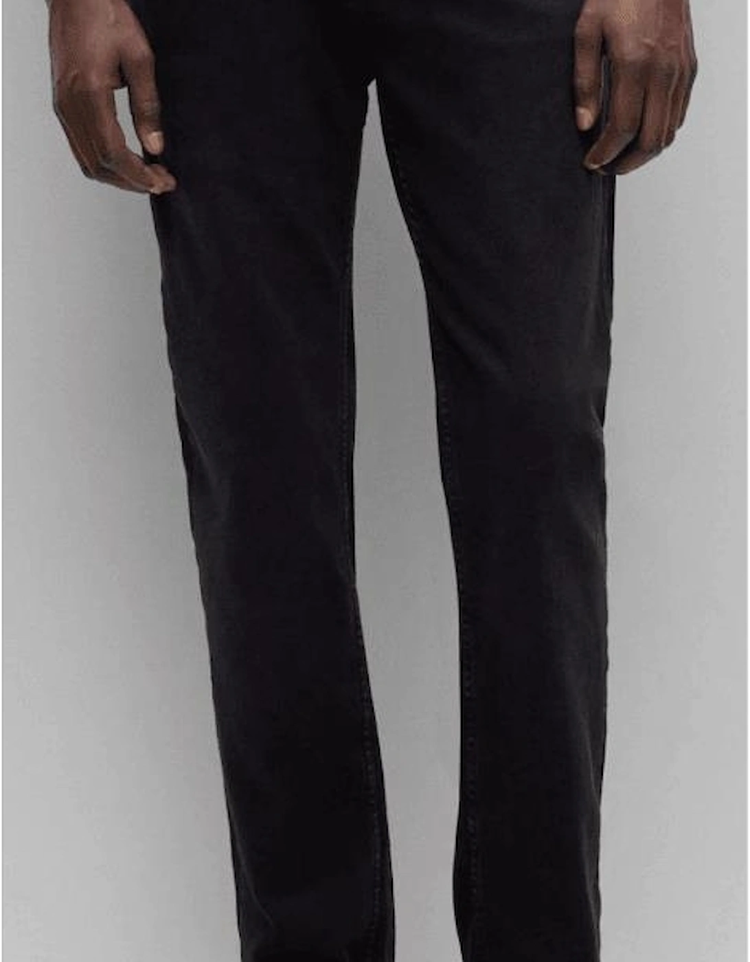 Taber-200 Tapered Fit Charcoal Grey Jeans