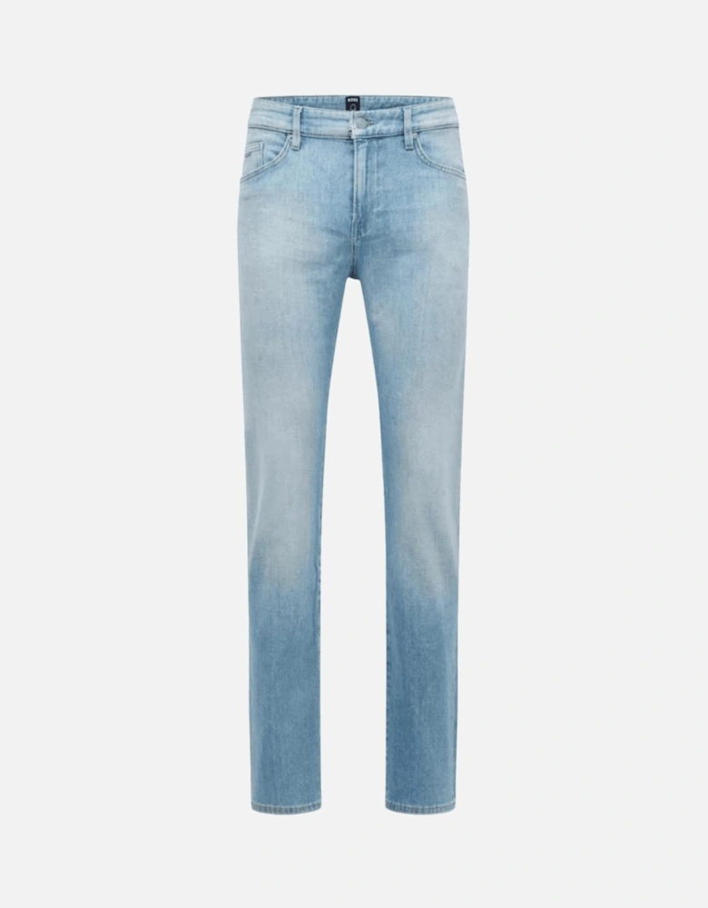 Deleware3-1 Slim Fit Light Wash Blue Jeans