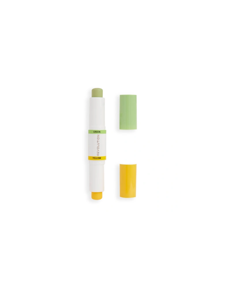 Makeup Colour Correcting Stick Yellow & Green