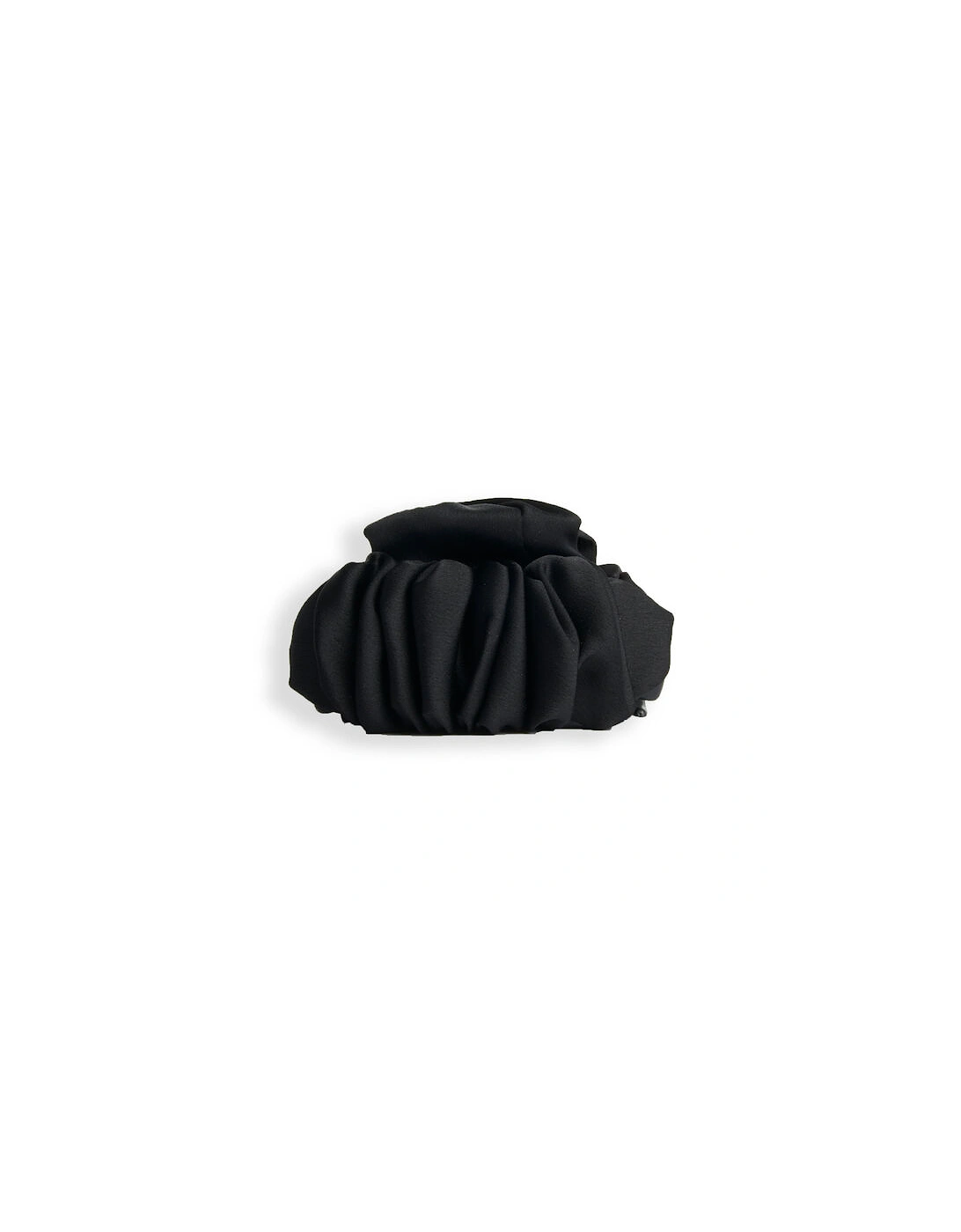 Haircare Ruched Satin Claw Clip Black, 2 of 1