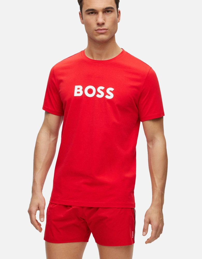 Boss T Shirt Rn Bright Red