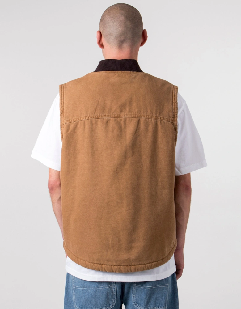 Relaxed Fit Duck Canvas Gilet